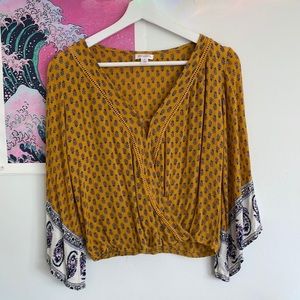 Floral Pattern Medium Flowy Shirt